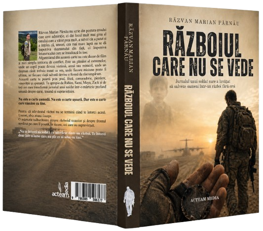 Coperta față-spate a cărții Războiul care nu se vede